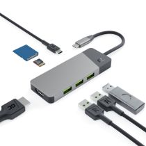 Cargador Verde Cell Power Charger USB-C Power Delivery 33 W, negro