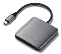 achat Hub - Hub Satechi USB-C PD à 4 ports boîtier en aluminium, port USB-C P ST-H4CPDM