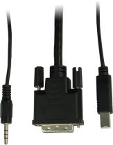 Conmutador KVM Inter-Tech AS-21DA DVI, 2 puertos, metal, panel frontal
