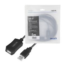 Rallonge USB 2.0 - (fiche - prise) 5 m LogiLink