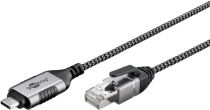 Cable adaptador Ethernet Goobay USB-C 3.2 Gen2 > RJ-45 (negro gris, 3 