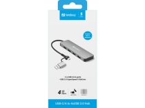Hub USB-C A vers 4xUSB 3.0