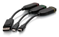 C2G Universal 4K-HDMI-Dongle-Adapterring mit farbcodiertem Mini-Displa