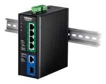 TRENDnet Industrial Switch 6-Port 2.5G PoE++ 1SFP+ DIN-Rail