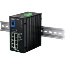 TRENDnet Industrial Switch 9-Port 2.5G PoE++ 1SFP+ DIN-Rail