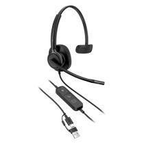 Casque Poly Mission 425 stéréo USB filaire classique (en vrac)