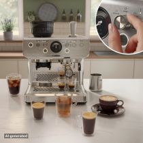 Machine à café Bosch PFE403C3 Série 4, HomeCafé