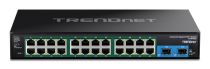 TRENDnet Industrial Switch 26-PortGBit PoE+ RackM