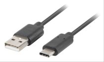 achat Photo - Cable usb lanberg 2.0 macho -  usb tipo c macho 0.5m negro 