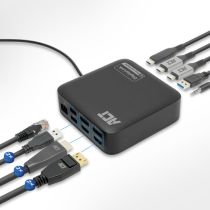 USB-C Station dÂ´accueil 4K, pour 2 HDMI monitors, DisplayLink, compac