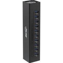 Comprar Hub - Concentrador USB 3.0 10 puertos integrado en el cable, 12 V 35395C