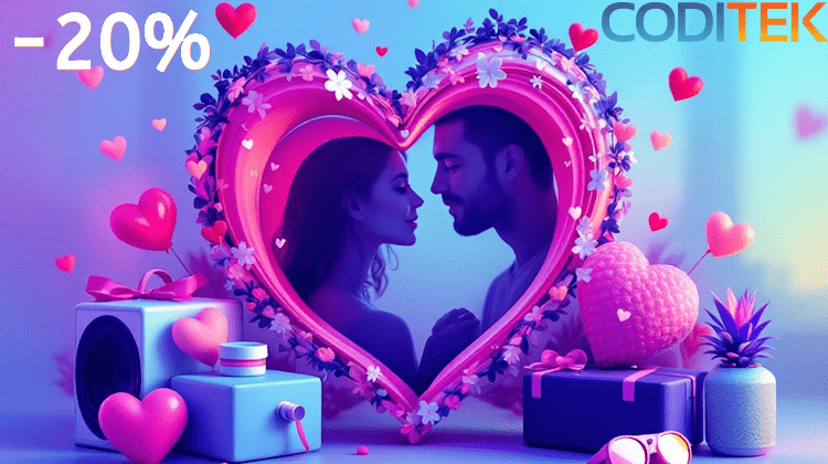 Coditek, Amor & Tech. Encomenda já!