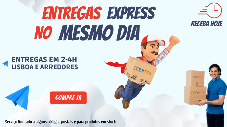 Novo serviço Coditek - Recebe em 2h a tua encomenda, em Lisboa